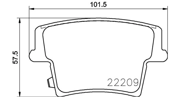 Brake Pad Set, disc brake (363700411040)