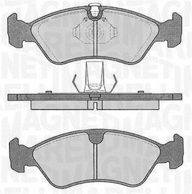 Brake Pad Set, disc brake (363916060205)