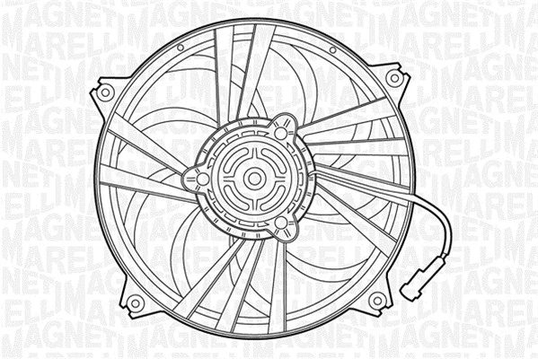 Fan, engine cooling (069422288010)