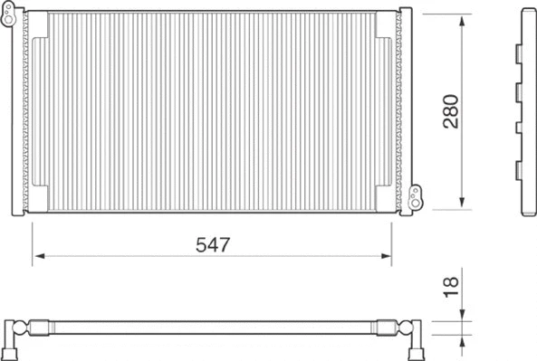 Condenser, air conditioning (350203152000)