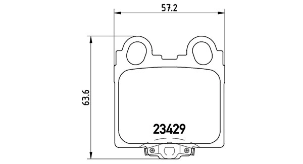 Brake Pad Set, disc brake (363700483045)