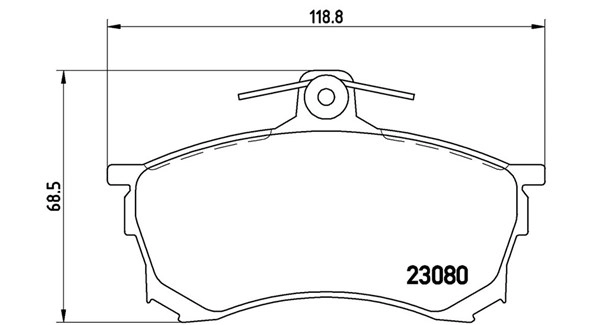 Brake Pad Set, disc brake (363700454021)