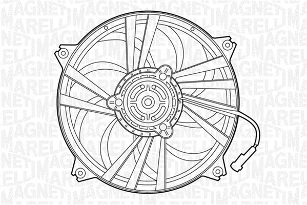 Fan, engine cooling (069422300010)
