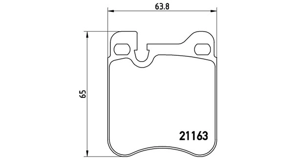Brake Pad Set, disc brake (363700465010)