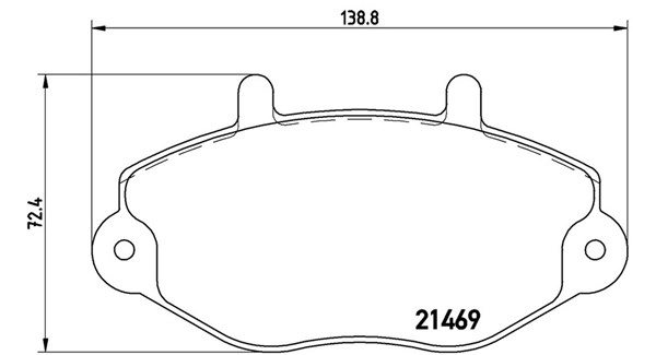 Brake Pad Set, disc brake (363700424033)