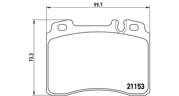 Brake Pad Set, disc brake (363700450022)
