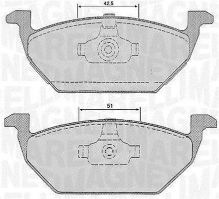 Brake Pad Set, disc brake (363916060134)