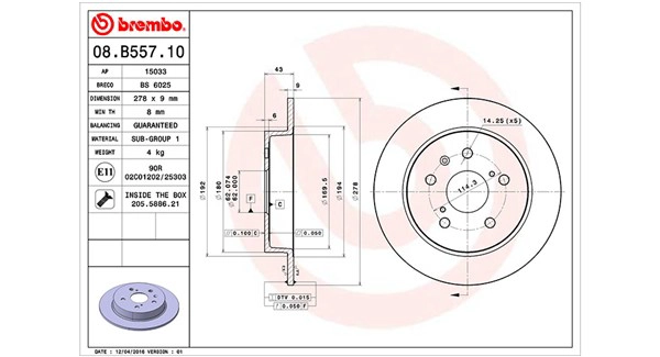 Brake Disc (360406120200)