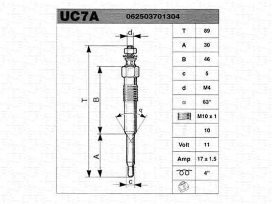 Glow Plug (062503701304)