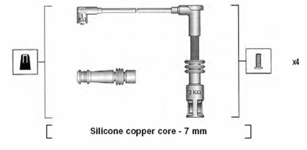 Ignition Cable Kit (941045430528)