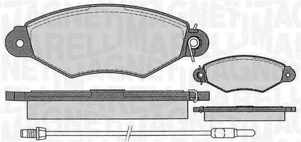 Brake Pad Set, disc brake (363916060514)