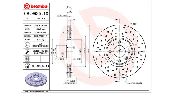 Brake Disc (360406139002)