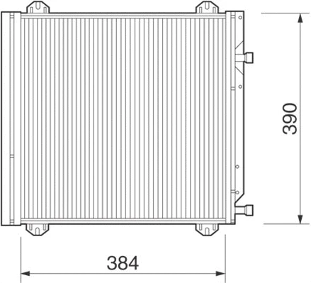 Condenser, air conditioning (350203218000)