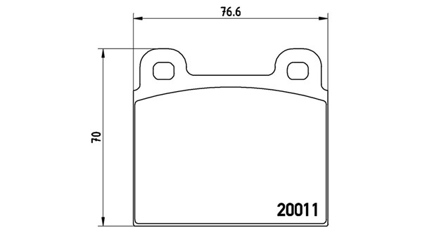 Brake Pad Set, disc brake (363700465001)