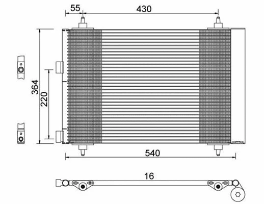 Condenser, air conditioning (359003221390)