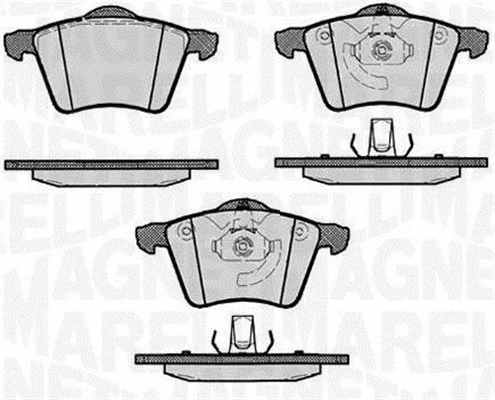Brake Pad Set, disc brake (363916060540)