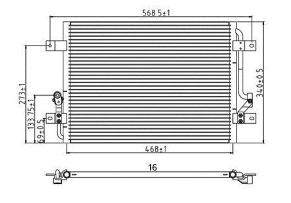 Condenser, air conditioning (359003220540)