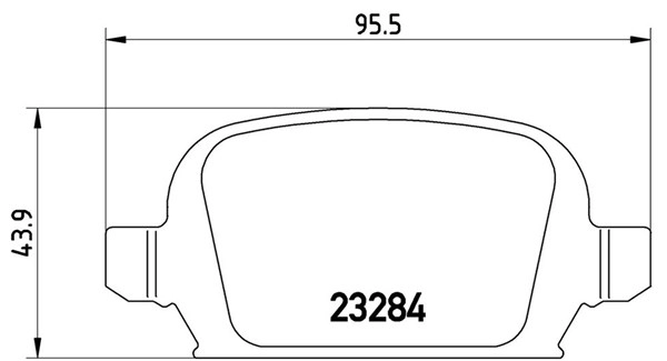 Brake Pad Set, disc brake (363700459037)