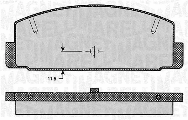 Brake Pad Set, disc brake (363916060294)