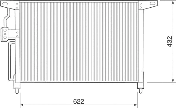 Condenser, air conditioning (350203219000)