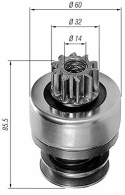 Pinion, starter (940113020221)