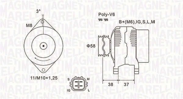 Alternator (063731889010)