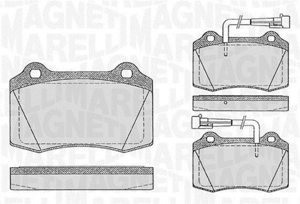 Brake Pad Set, disc brake (363916060107)