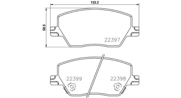 Brake Pad Set, disc brake