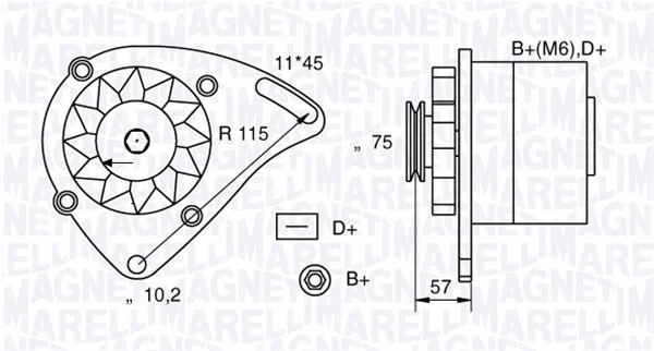 Alternator (063321067010)