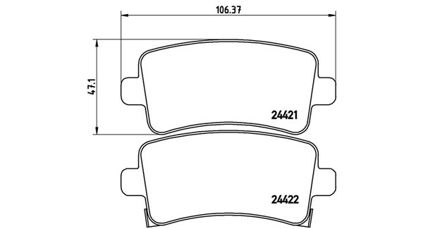 Brake Pad Set, disc brake