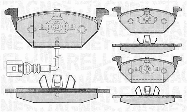 Brake Pad Set, disc brake (363916060132)