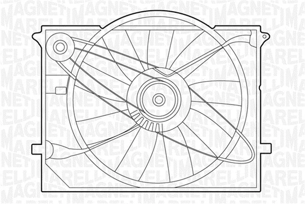 Fan, engine cooling (069422416010)