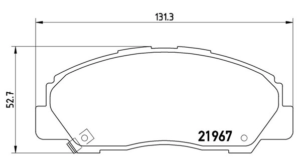 Brake Pad Set, disc brake (363700416010)