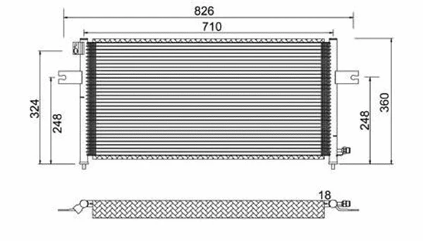 Condenser, air conditioning (359003221200)