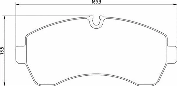 Brake Pad Set, disc brake (363700036026)