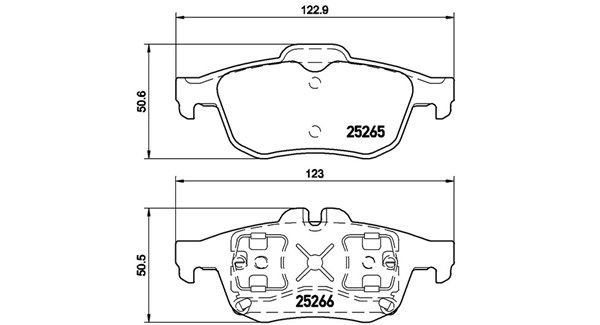 Brake Pad Set, disc brake (363700468057)