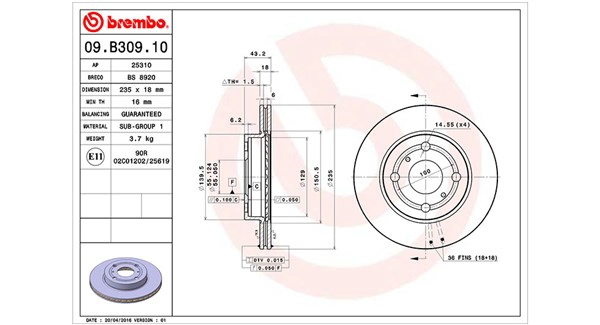 Brake Disc (360406109700)