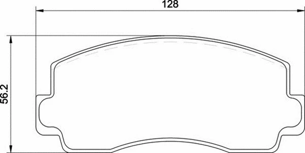 Brake Pad Set, disc brake (363700200835)