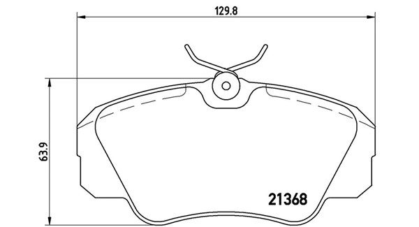 Brake Pad Set, disc brake (363700459016)