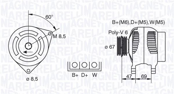Alternator (063321347010)