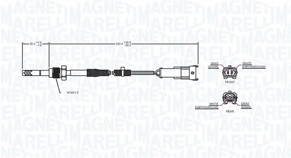 Sensor, exhaust gas temperature (172000043010)