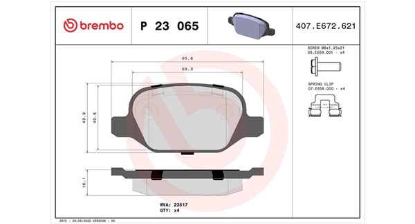 Brake Pad Set, disc brake