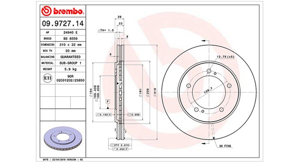 Brake Disc (360406009000)
