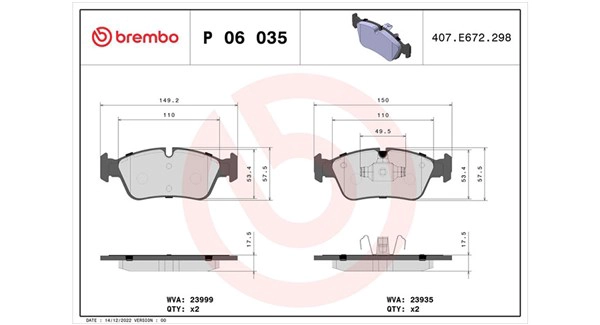 Brake Pad Set, disc brake