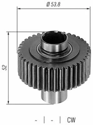 Pinion, starter (940113020418)