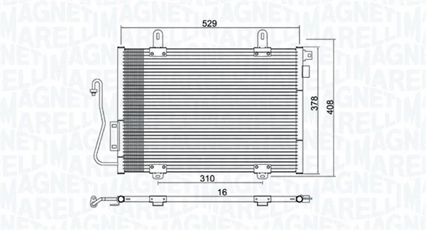 Condenser, air conditioning (350203775000)