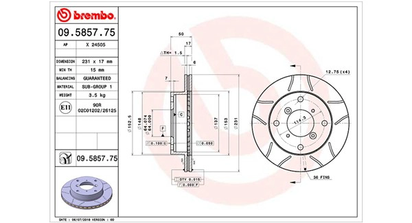 Brake Disc (360406046005)