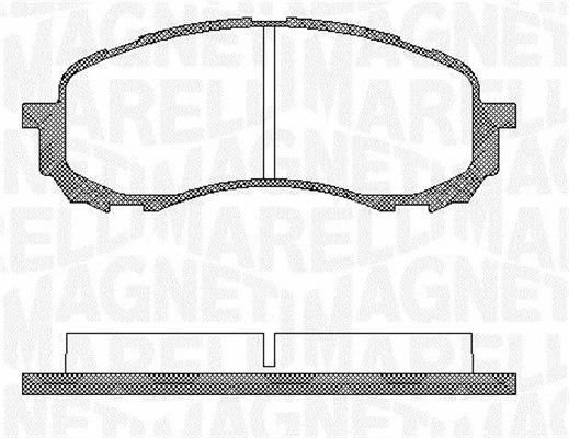 Brake Pad Set, disc brake (363916060400)