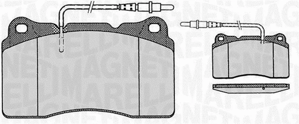 Brake Pad Set, disc brake (363916060498)