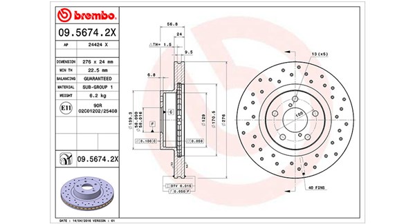 Brake Disc (360406045402)